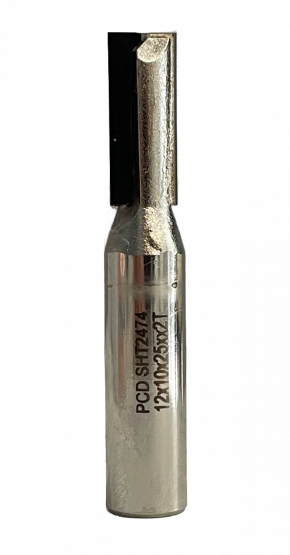 Фреза алмазная пазовая обгонная 12х10х25 Z2+1